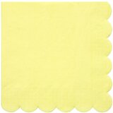 Meri Meri velike papirnate serviete pale yellow (20 kosov) | Shoptok.si