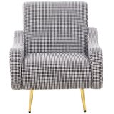 Premier Housewares Crno-bijela fotelja Holli – | shoptok.hr