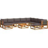  11-dijelni vrtni set s jastucima, akacija i uže | shoptok.hr