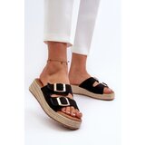 Boto Women's black sandals with braided eco suede Zaloemi | shoptok.hr