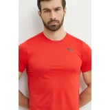 Puma Kratka majica za vadbo Favourite Blaster rdeča barva