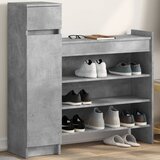  The Living Store Omarica za čevlje betonsko siva 100,5x28x100 cm inženirski les - Omara Za Čevlje, (21440834) Cene