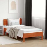 vidaXL Uzglavlje voštano smeđe 90 cm od masivne borovine | shoptok.hr
