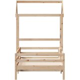  Okvir kreveta s krovom 100 x 200 cm od masivne borovine | shoptok.hr