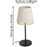Eglo 43977 - Stona lampa TABLEY 1xE27/40W/230V | Eponuda.com