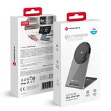 forcell F-ENERGY Flip Charge Qi2 15W MagSafe kompatibilan bežični punjač srebrni Cijene