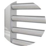 Bial kopalniški cevni radiator Sora Midd 450 x 1694 mm (Platinum) | Shoptok.si