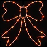  LED svjetleća mašna LOVIISA 70 LED lampica Crvena 50 x 51 cm | shoptok.hr