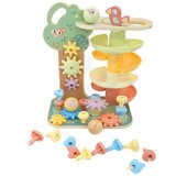 Woopie Green drvo aktivnosti s kulodromom Montessori 4u1 | shoptok.hr