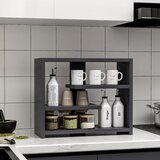 Woody Fashion Zidna polica Gupse Anthracite
