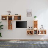 TV ormarići 6 kom od masivne borovine | shoptok.hr