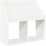  Polica za knjige za djecu s pohranom Bijelo 72,5 x 29,5 x 69 cm | shoptok.hr