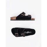 GOODIN Women's leather flip-flops black | shoptok.hr