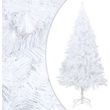 vidaXL Umjetno božićno drvce s gustim granama bijelo 150 cm PVC | shoptok.hr