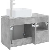  Set namještaja za kupaonicu 2 kom. Betonska siva 49.5 x 41 x 80 cm | shoptok.hr