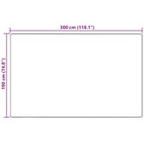 Traka za tepih MARSA Žuta 190 x 300 cm Poliester i PVC | shoptok.hr