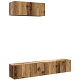  3-dijelni zidni set TV ormarić konstruirano drvo | shoptok.hr