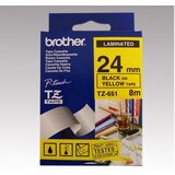 Brother VRPCA P-TOUCH TZE651 24mm yellow/black | shoptok.hr