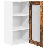 Viseći ormarić s pohranom 2 pcs Dimljeni hrast 40 x 31 x 80 cm | Eponuda.ba