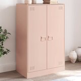 Maison Chic Komoda - Predalnik roza 67x39x107 cm jeklo, (21715667) | Shoptok.si