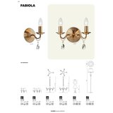  Redo 02-710 - Zidna lampa FABIOLA 2xE14/28W/230V | Eponuda.com