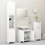  Set kupaonskog namještaja bijeli od konstruiranog drva | shoptok.hr