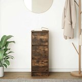  Komoda boja dimljenog hrasta 29,5x34x76 cm konstruirano drvo | shoptok.hr