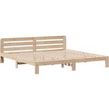  Okvir kreveta bez madraca 200 x 200 cm od masivne borovine | shoptok.hr
