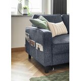 MID.YOU KOTNA SEDEŽNA GARNITURA, struktura temno modra | Shoptok.si