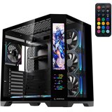  Kućište gaming RAMPAGE NOVA V2 9.16' LCD Display Hub Controller Black 7x12cm ARGB Pwm Fan, 43432 Cijene