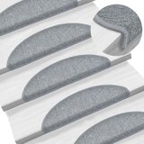 vidaXL otirači za stepenice 15 kom svijetlosivi 56 x 17 x 3 cm cijene