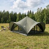 Tipi šator s krovom Vojska zelena Za 18 osoba Poliester i čelik Cijene