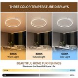  Brilagi - LED prigušiva svetiljka PORTOFINO LED/60W/230V pr. 80 cm srebrna +DO | Eponuda.com