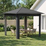 Gazebo bez bočne strane 2,6 x 2,6 m Svjetlosiva i antracit | shoptok.hr
