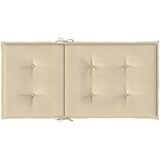  Jastuci za vrtne stolice 2 kom bež 100 x 50 x 3 cm od tkanine | shoptok.hr