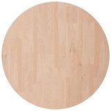 vidaXL Okrogla mizna plošča Ø30x4 cm neobdelana trdna hrastovina | Shoptok.si