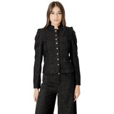 I AM Jakne & Blazerji SARA FAUX SUEDE NAPOLEON JACKET 26398 Črna | Shoptok.si