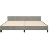  Okvir za krevet bez madraca svjetlosivi 160 x 200 cm baršunasti | Eponuda.com