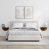  Polica na zidu Zidne 2 pcs Dimljeni hrast 38 x 19 x 19 cm | shoptok.hr