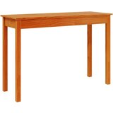 vidaXL Konzolni stol voštano smeđi 110x40x75 cm od masivne borovine | shoptok.hr