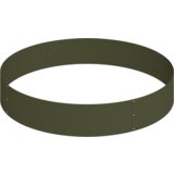 vidaXL Metalna sadilica Čelik/Maslinasta Čelik obložen prahom Ø 120 cm | shoptok.hr