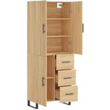  Visoka komoda hrasta sonome 69,5x34x180cm od konstruiranog drva | shoptok.hr