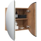  Kupaonski ormarić s ogledalom LED boja hrasta 40 x 40 x 17,5 cm | shoptok.hr