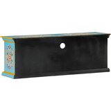 TV ormarić plavi 110 x 30 x 40 cm od masivnog drva manga | shoptok.hr