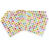 Playbox PlayBox: Nalepke z črkami, številkami in simboli, set 1000 kosov | Shoptok.si