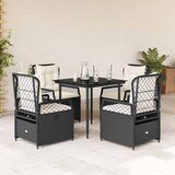  3-dijelni vrtni blagovaonski set od poliratana | shoptok.hr