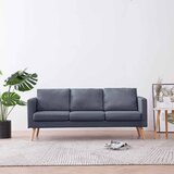  Trosjed Sofa od Tkanine Tamno Sivi | shoptok.hr