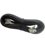 Cabletech Telefonski kabel , ploščati, 5 m, črn Cene