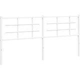 vidaXL Kovinsko vzglavje belo 180 cm | Shoptok.si