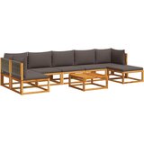 Vrtni set od 8 dijelova s jastucima, akacija i uže | shoptok.hr